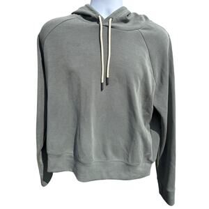 Fundamental Coast  Pullover Hoodie Mens Size Large Gray Pullover solid light